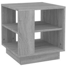 Berkfield Home Coffee Table Grey Sonoma 40x40x43 cm Engineered Wood - Size: 40 x 40 x 43 cm - thumbnail 2