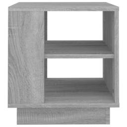 Berkfield Home Coffee Table Grey Sonoma 40x40x43 cm Engineered Wood - Size: 40 x 40 x 43 cm - thumbnail 5