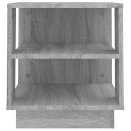 Berkfield Home Coffee Table Grey Sonoma 40x40x43 cm Engineered Wood - Size: 40 x 40 x 43 cm - thumbnail 6