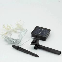 EONLION LED Solar Powered Outdoor Fairy Lights in White - Size: 100 cm - thumbnail 3