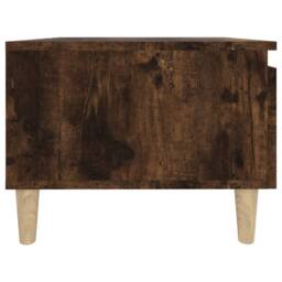 Berkfield Home Side Table Smoked Oak 50x46x35 cm Engineered Wood in Brown - Size: 50 x 46 x 35 cm - thumbnail 8