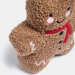 OHS Gingerbread Weighted Boucle Decorative Doorstop in Brown - thumbnail 4