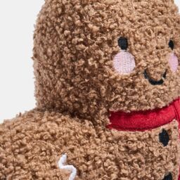 OHS Gingerbread Weighted Boucle Decorative Doorstop in Brown - thumbnail 5
