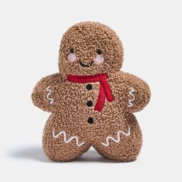 OHS Gingerbread Weighted Boucle Decorative Doorstop in Brown - thumbnail 3