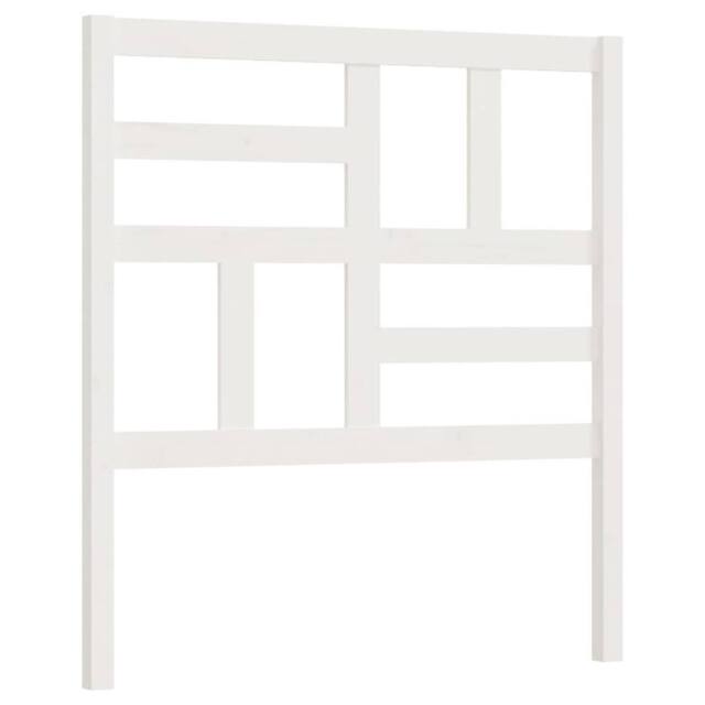 Berkfield Home Bed Headboard White 96x4x104 cm Solid Wood Pine - Size: 96 x 4 x 104 cm - image 1