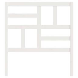 Berkfield Home Bed Headboard White 96x4x104 cm Solid Wood Pine - Size: 96 x 4 x 104 cm - thumbnail 4