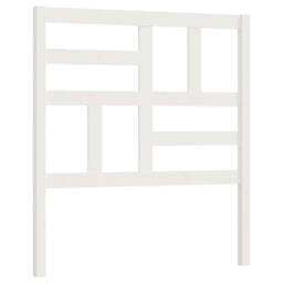 Berkfield Home Bed Headboard White 96x4x104 cm Solid Wood Pine - Size: 96 x 4 x 104 cm - thumbnail 1