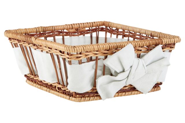 Orsina Small Fern Basket, Natural wicker, Tapered sides - image 1