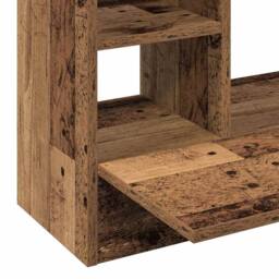 Berkfield Home Modern Wall-Mounted Desk Old Wood 105x48x75 cm Engineered Wood in Brown - Size: 105 x 48 x 75 cm - thumbnail 8