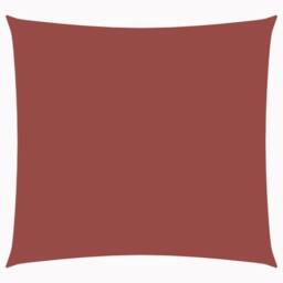 Berkfield Home Sunshade Sail Oxford Fabric Square 2.5x2.5 m Terracotta - thumbnail 1