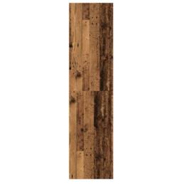 Berkfield Home Wardrobe Old Wood 80x50x200 cm Engineered Wood in Brown - Size: 80 x 50 x 200 cm - thumbnail 5