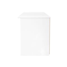 Ready Assembled 2 U Lucca Wide 1 Drawer TV & Media Unit (Ready Assembled) in White - Size: Large - thumbnail 2