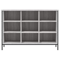 Berkfield Home Shoe Cabinet Grey Sonoma 100x35x70 cm Engineered Wood - Size: 100 x 35 x 70 cm - thumbnail 4