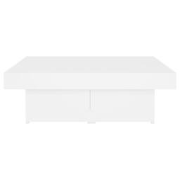 Berkfield Home Coffee Table White 90x90x28 cm Engineered Wood - Size: 90 x 90 x 28 cm - thumbnail 6