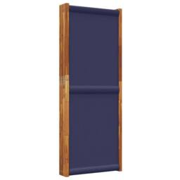 Berkfield Home Beautiful 5-Panel Room Divider Dark Blue 350x180 cm in Navy - thumbnail 5
