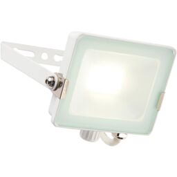 Loops 2 PACK Outdoor Waterproof LED Floodlight - 20W Cool White LED - Matt White - thumbnail 3