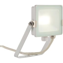 Loops 2 PACK Outdoor Waterproof LED Floodlight - 20W Cool White LED - Matt White - thumbnail 5