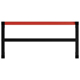 Berkfield Home Work Bench Frame Metal 120x57x79 cm Black & Red - Size: 120 x 57 x 79 cm - thumbnail 5