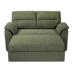 Home Garden Direct Tivoli - 2 Seater Pull out Sofa Bed in Luxury Boucle Woven Fabric in Green - thumbnail 9