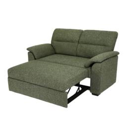 Home Garden Direct Tivoli - 2 Seater Pull out Sofa Bed in Luxury Boucle Woven Fabric in Green - thumbnail 6