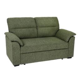 Home Garden Direct Tivoli - 2 Seater Pull out Sofa Bed in Luxury Boucle Woven Fabric in Green - thumbnail 8