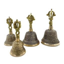 KDMD Small Tibetan Tingsha Bell - 5x11cm in Gold - Size: 5x11 cm - thumbnail 3