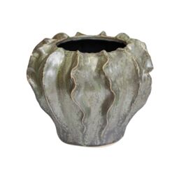 Ivyline Scarlet Coral Reef Green Planter H15cm D19cm - thumbnail 2