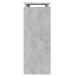 Berkfield Home Console Table Concrete Grey 80x30x80 cm Engineered Wood - Size: 80 x 30 x 80 cm - thumbnail 5