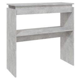 Berkfield Home Console Table Concrete Grey 80x30x80 cm Engineered Wood - Size: 80 x 30 x 80 cm - thumbnail 2