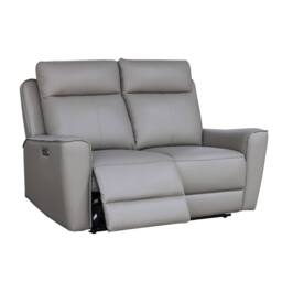 Aspire Rivington Real Leather Power Recliner 3+2 Sofa Set with USB Charging in Grey - thumbnail 3