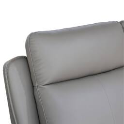 Aspire Rivington Real Leather Power Recliner 3+2 Sofa Set with USB Charging in Grey - thumbnail 7