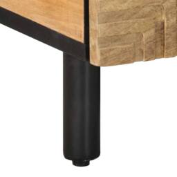 Berkfield Home Beautiful Coffee Table Brown 80x54x40 cm Solid Wood Mango - Size: 80 x 54 x 40 cm - thumbnail 8