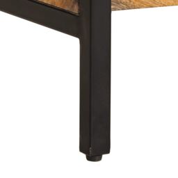 Berkfield Home Console Table 140x35x70 cm Solid Wood Mango in Brown - Size: 140 x 35 x 70 cm - thumbnail 7