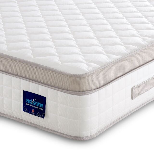 Bedzonline 5FT King Premium Hybrid Mattress - Romantic Nights, Ultimate Comfort, Deep Relaxation in Off-White - image 1