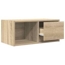 Berkfield Home TV Cabinet Sonoma Oak 60x31x25.5 cm Engineered Wood in Light Oak - thumbnail 5