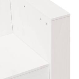 Berkfield Home Garden Sofa White 79x60x62 cm Solid Wood Pine - Size: 79 x 60 x 62 cm - thumbnail 7