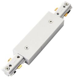 Loops Commercial Track Light Central Connector - 180mm Length - White ABS Rail System - thumbnail 1