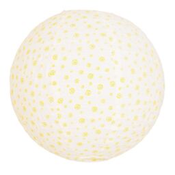 ValueLights Annie Ditsy Floral Natural Fabric Globe Ball Ceiling Lamp Shade - thumbnail 2