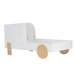 Nöa and Nani Jonas Toddler Car Bed in White & Natural Pine - thumbnail 5