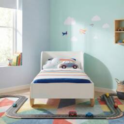 Nöa and Nani Jonas Toddler Car Bed in White & Natural Pine - thumbnail 2