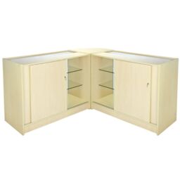 Monstershop Pulsar Maple Shop Counter & Retail Display Set in Beige - thumbnail 3