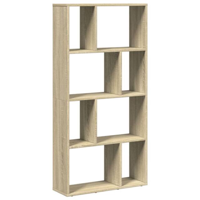 Berkfield Home Bookcase Sonoma Oak 60x20x120 cm Engineered Wood in Light Brown - Size: 60 x 20 x 120 cm - image 1