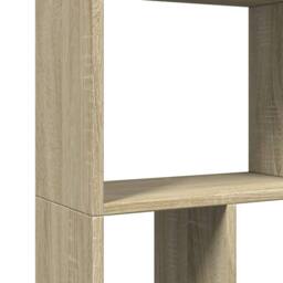 Berkfield Home Bookcase Sonoma Oak 60x20x120 cm Engineered Wood in Light Brown - Size: 60 x 20 x 120 cm - thumbnail 9