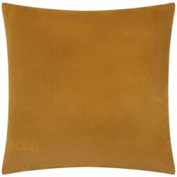 Paoletti Savoy Stripe Velvet Cushion in Gold - Size: 50 cm x 50 cm - thumbnail 3
