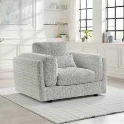 Furnishings For Less UK Bali 3 Piece Sofa Suite Chenille Modern 3 + 1 + 1 Grey - thumbnail 6