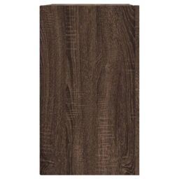 Berkfield Home Wall Cabinet Brown Oak 75x35x60 cm Engineered Wood - Size: 75 x 35 x 60 cm - thumbnail 5