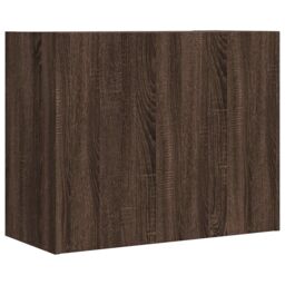Berkfield Home Wall Cabinet Brown Oak 75x35x60 cm Engineered Wood - Size: 75 x 35 x 60 cm - thumbnail 6