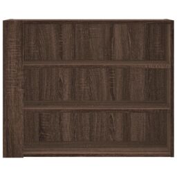 Berkfield Home Wall Cabinet Brown Oak 75x35x60 cm Engineered Wood - Size: 75 x 35 x 60 cm - thumbnail 4