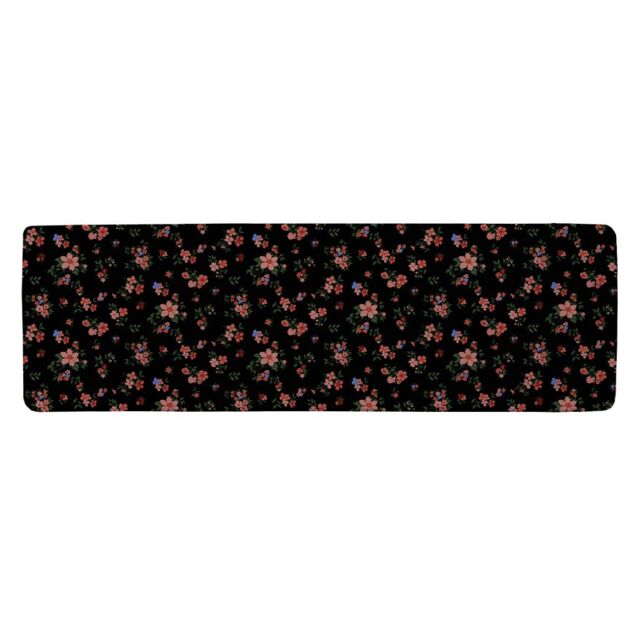 Benjamin Tate Design Beautiful Pink Flowers Runner Rug in Natural - Size: 67 cm x 230 cm - image 1