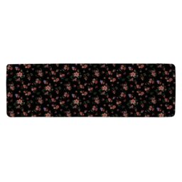 Benjamin Tate Design Beautiful Pink Flowers Runner Rug in Natural - Size: 67 cm x 230 cm - thumbnail 1